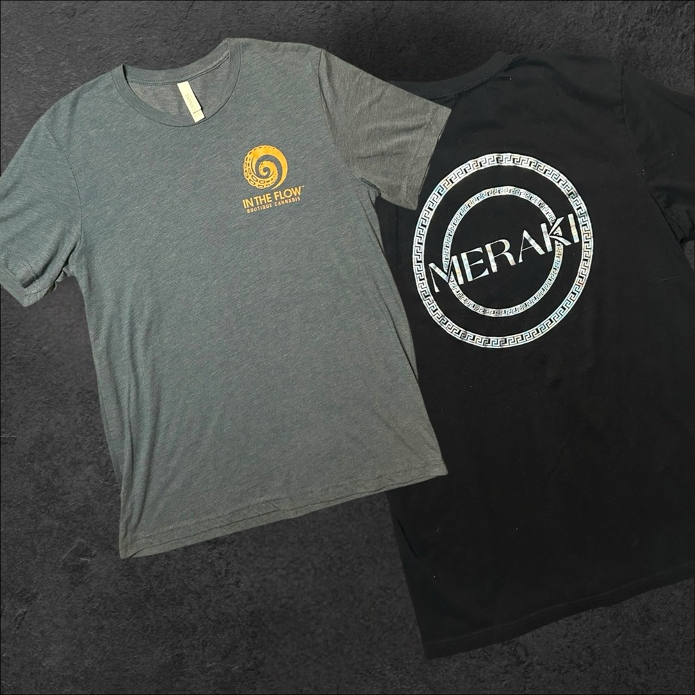 420 Colorado Bundle – Meraki & In The Flow Graphic T-Shirts Size Large